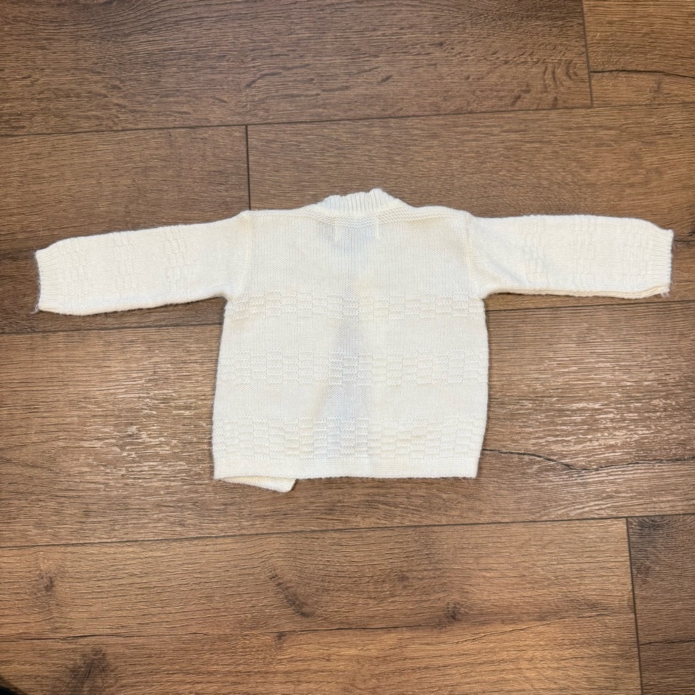 VINTAGE Blue Bird infant cardigan - Picture 2 of 6